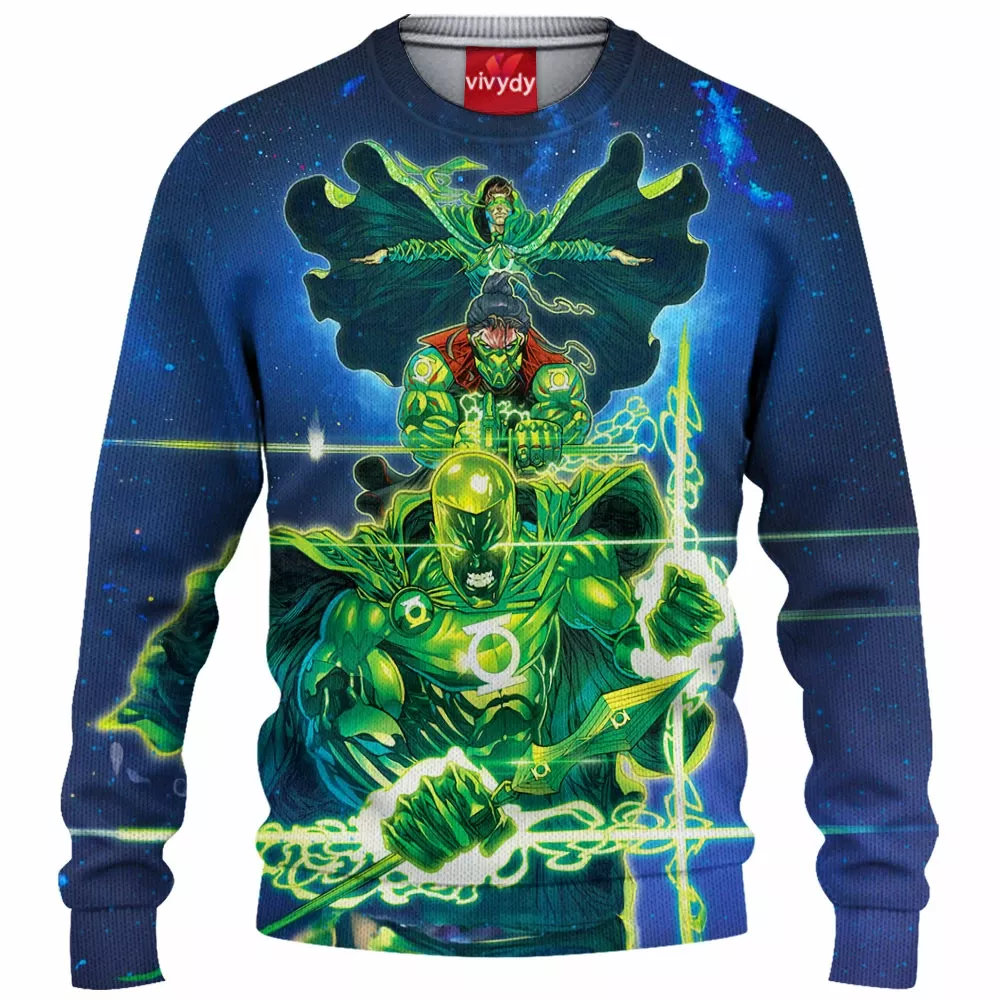 Green Lantern Knitted Sweater