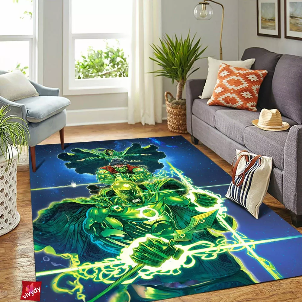 Green Lantern Rectangle Rug