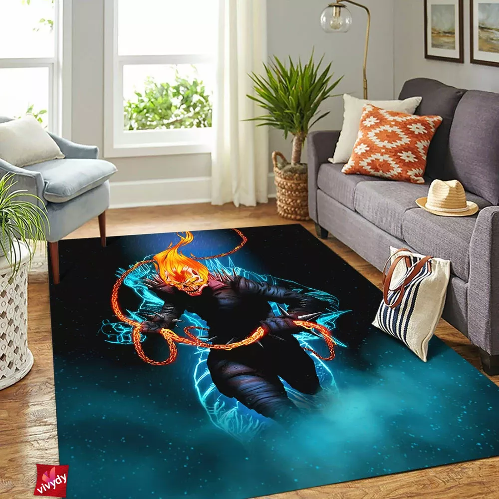 Ghost Rider Rectangle Rug