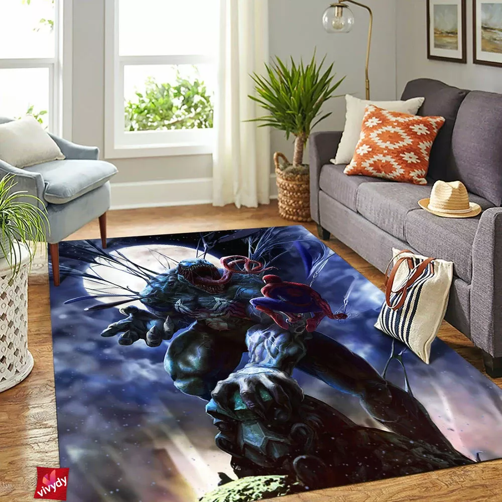 Venom Spider-man Rectangle Rug