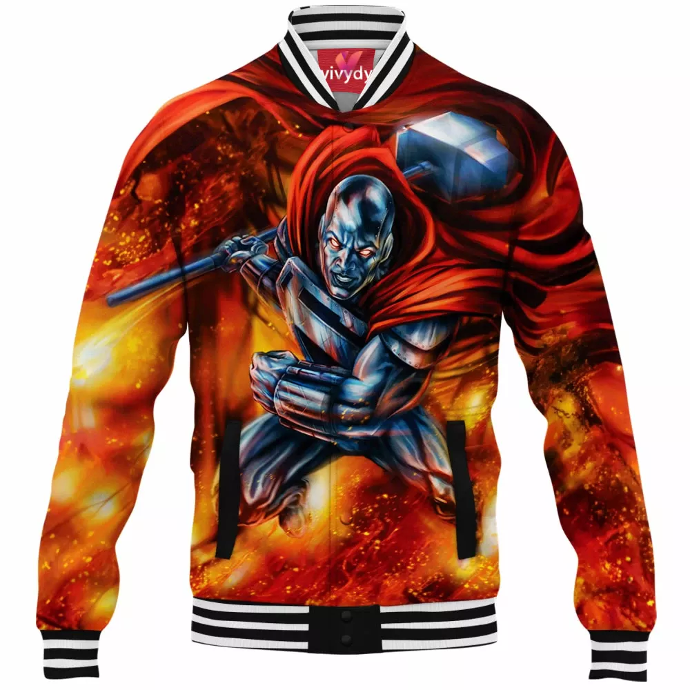 Steel Superman Baseball Jacket