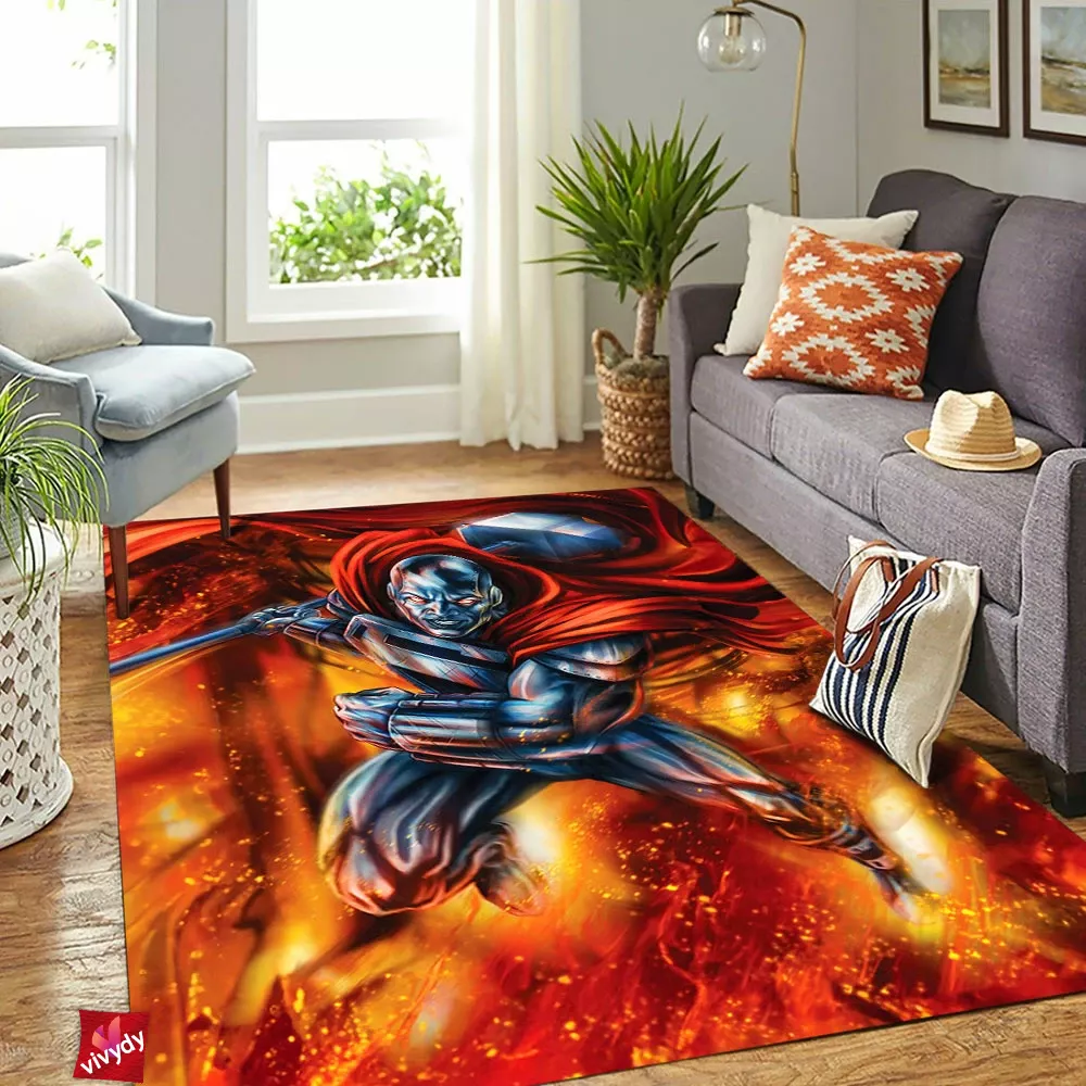 Steel Superman Rectangle Rug