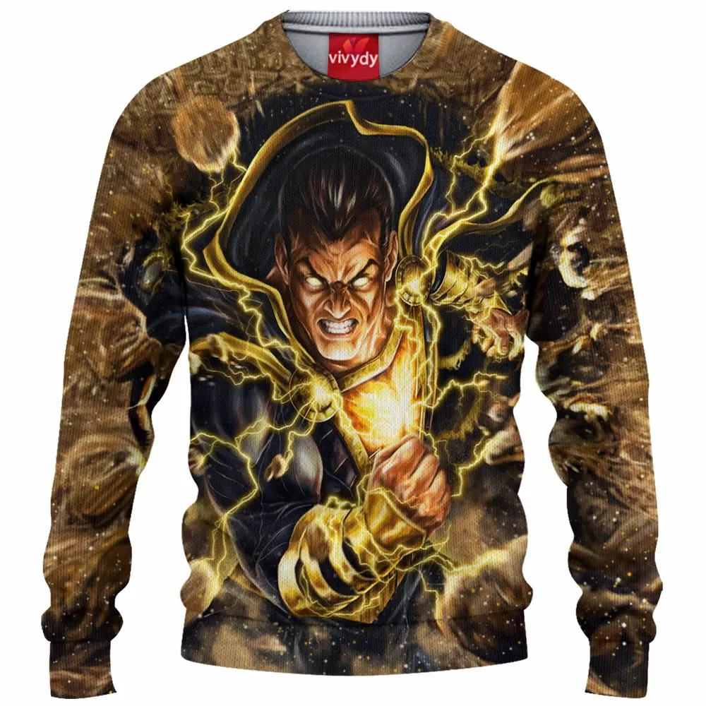 Black Adam Knitted Sweater