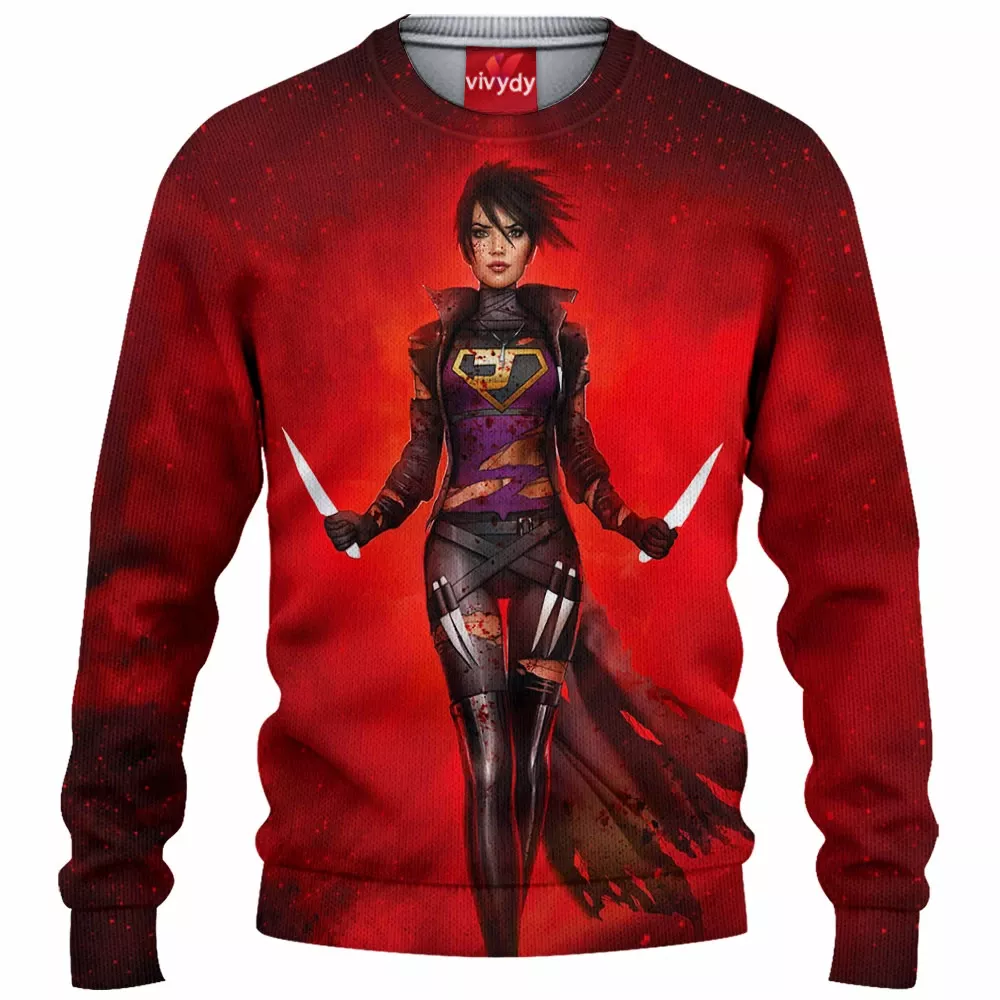 Comic Vampire Knitted Sweater