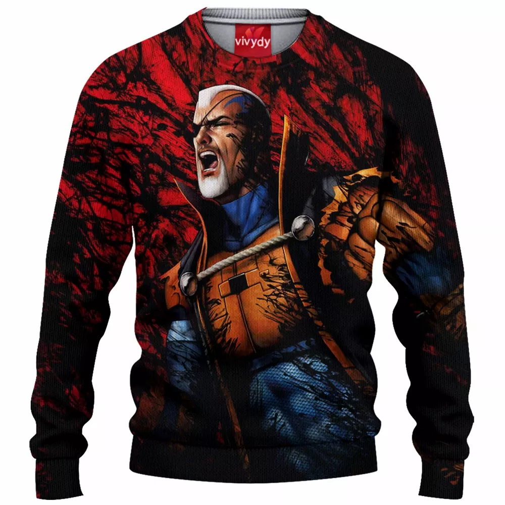 Deathstroke x Venom Knitted Sweater