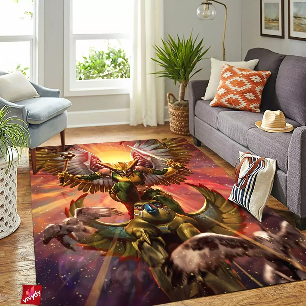 Hawkgirl Rectangle Rug