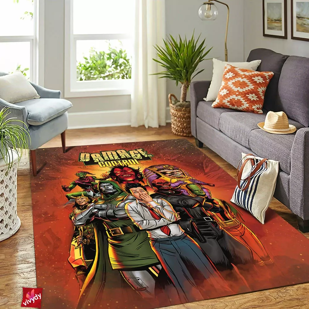 Comic Villains Rectangle Rug