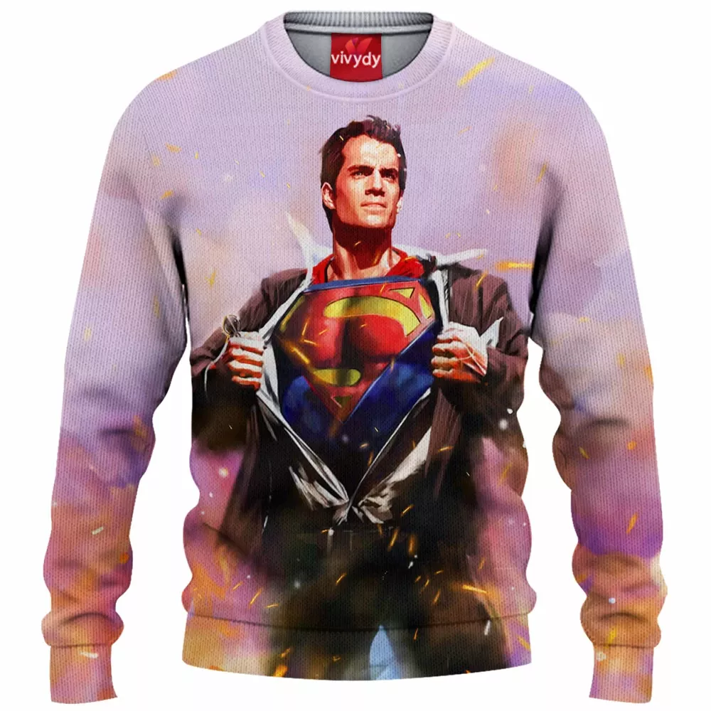 Superman Knitted Sweater