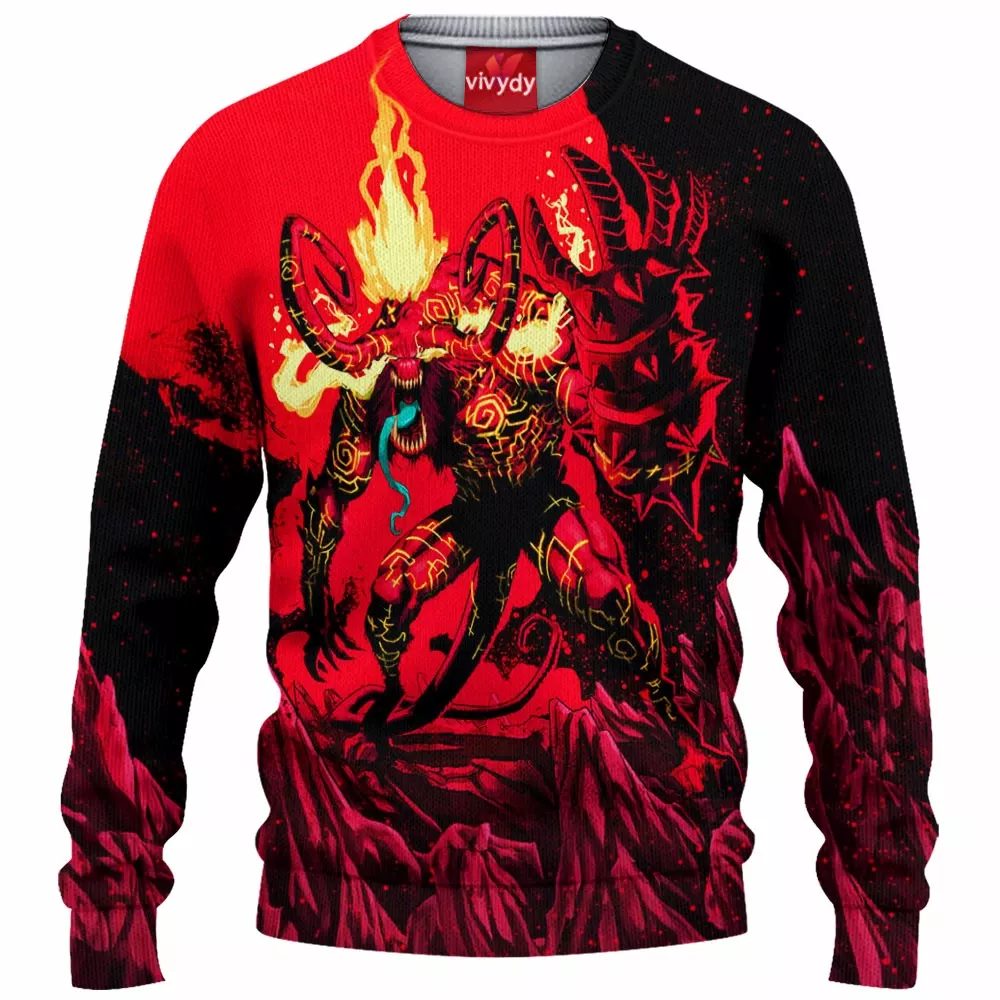 Hellboy x Venom Knitted Sweater