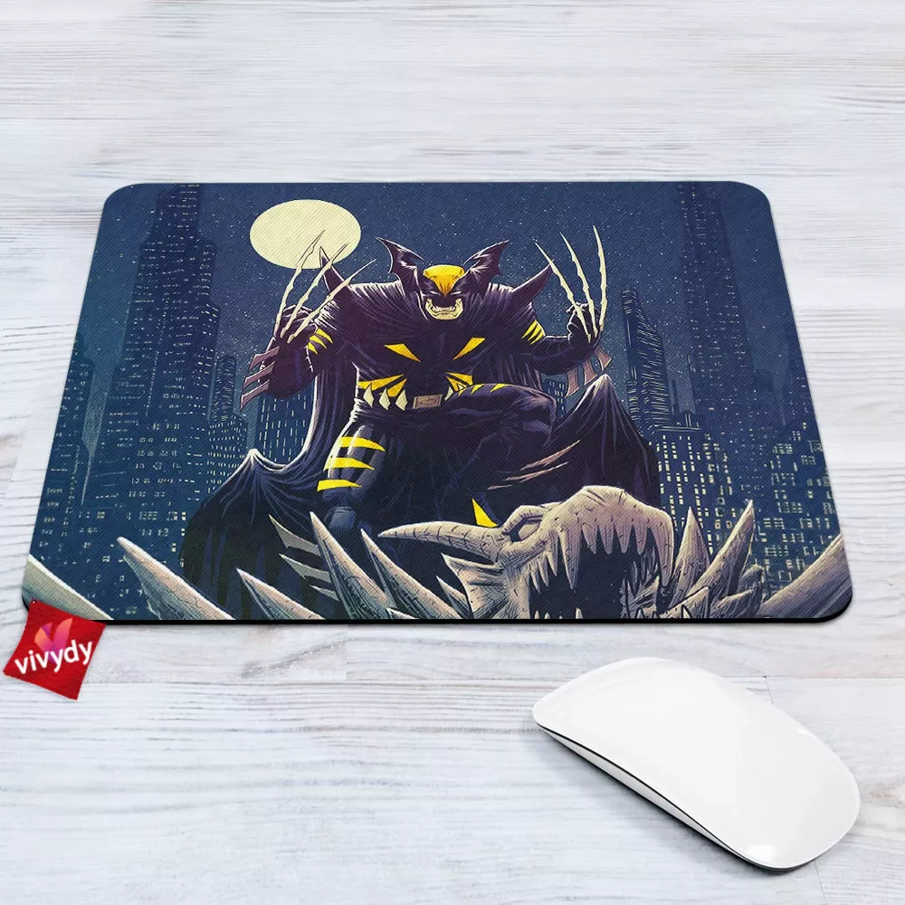 Wolverine x Batman Mouse Pad