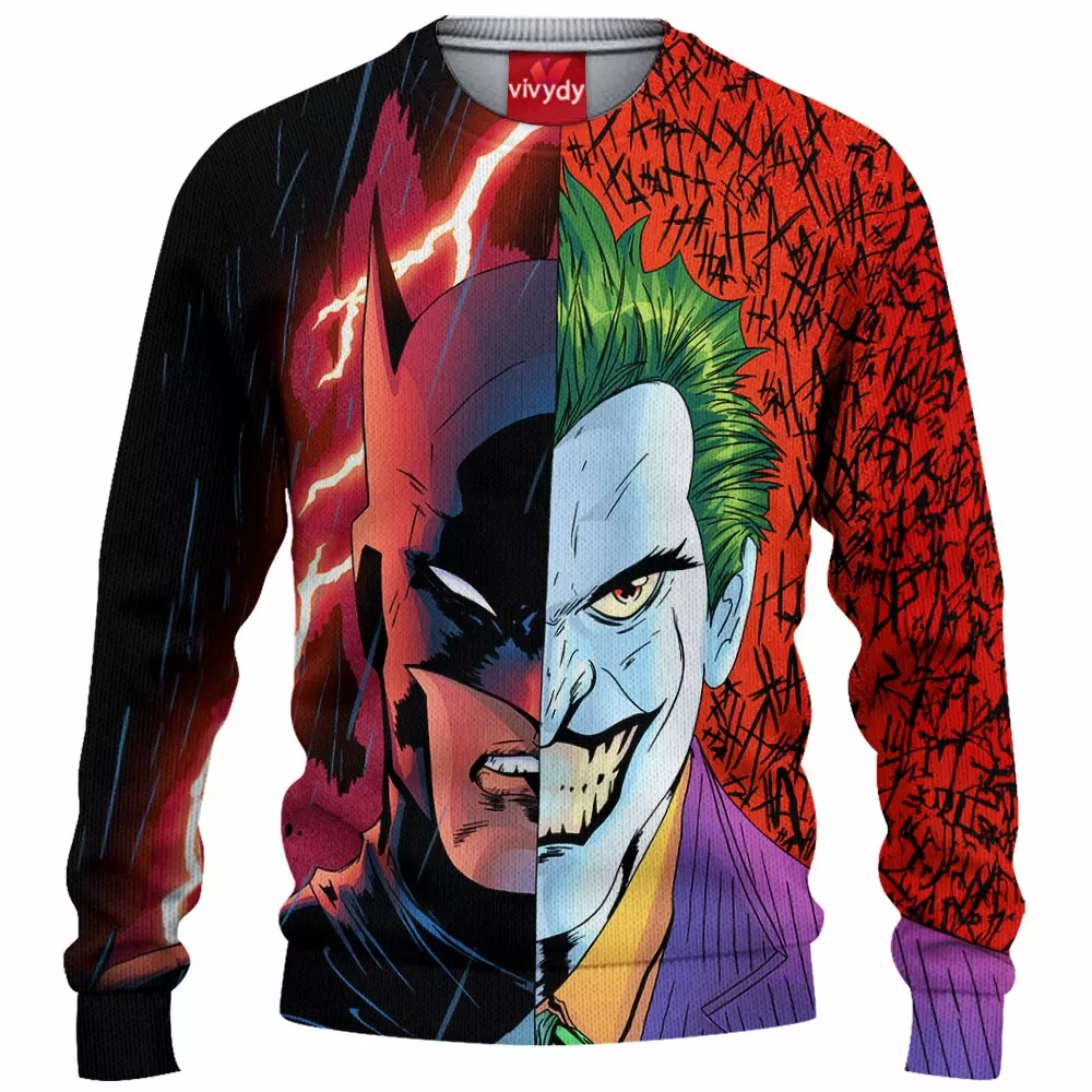 Batman Joker Knitted Sweater