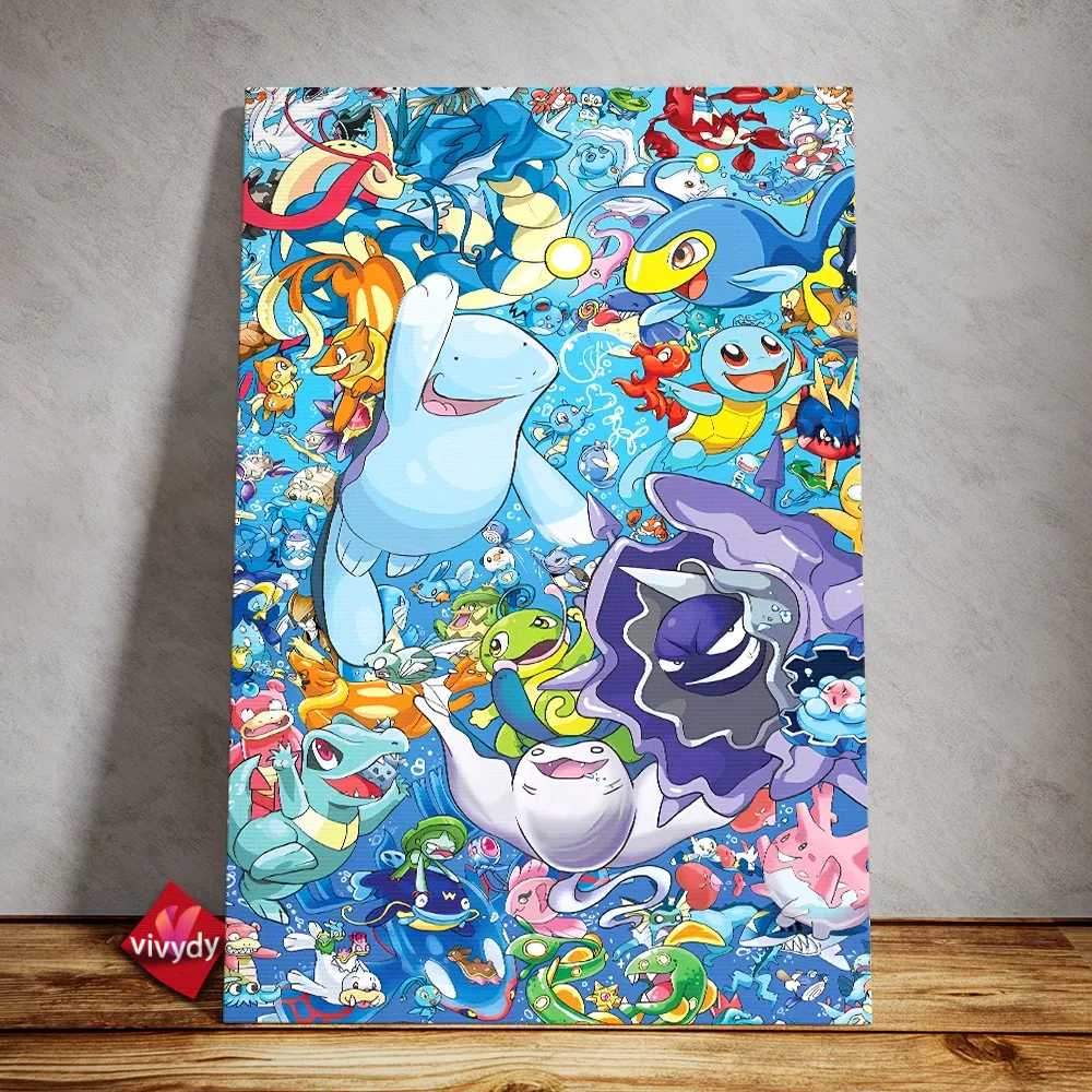 Pokemon Canvas Wall Art