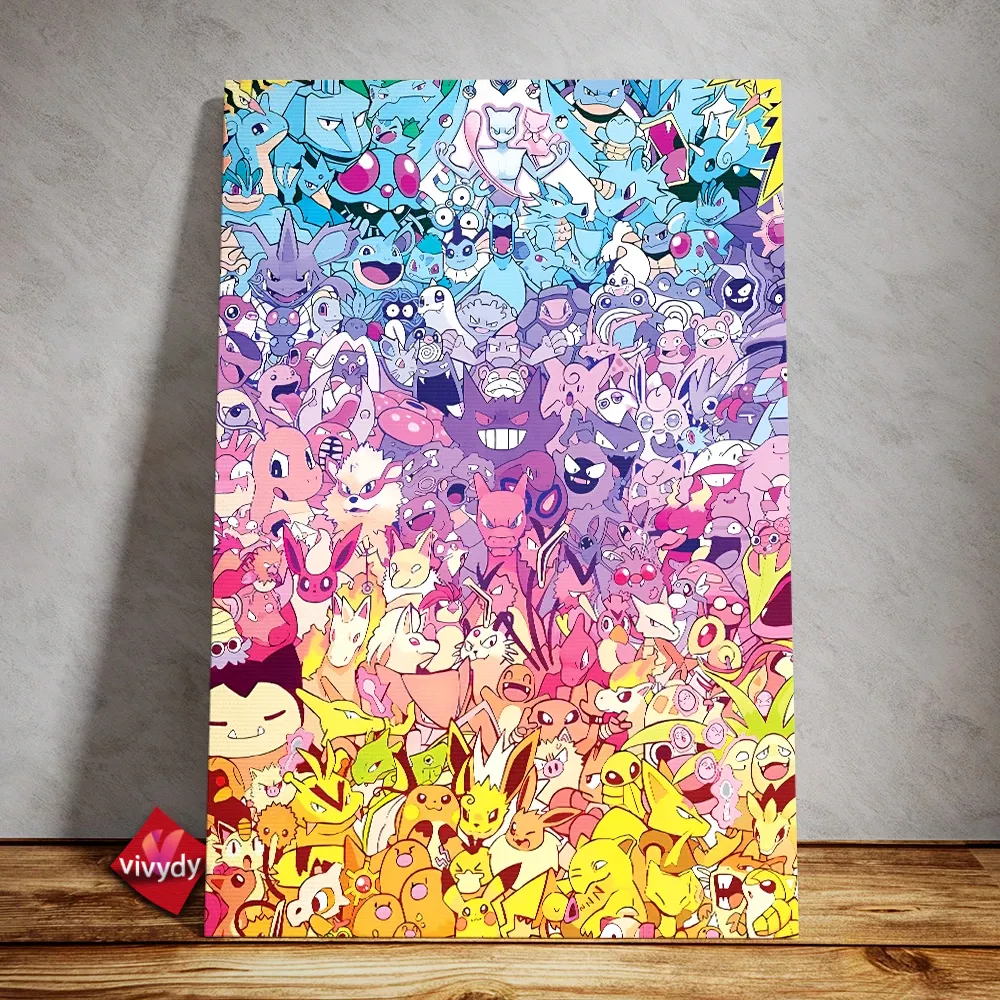 Pokemon Canvas Wall Art