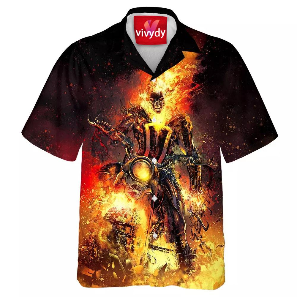 Ghost Rider Hawaiian Shirt