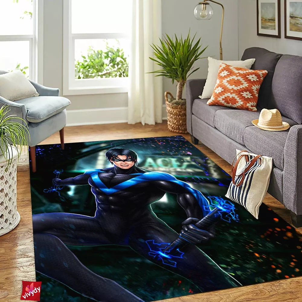 Nightwing Rectangle Rug