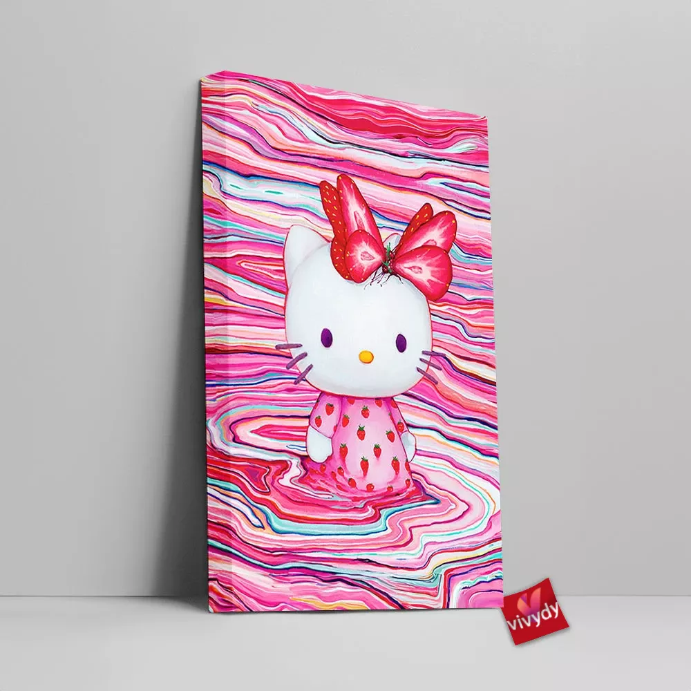 Hello Kitty Canvas Wall Art