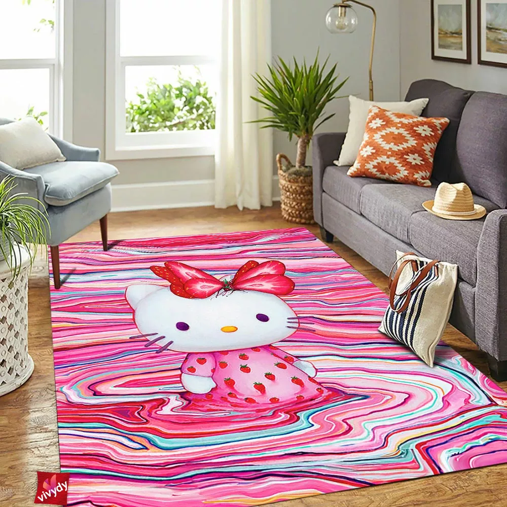 Hello Kitty Rectangle Rug