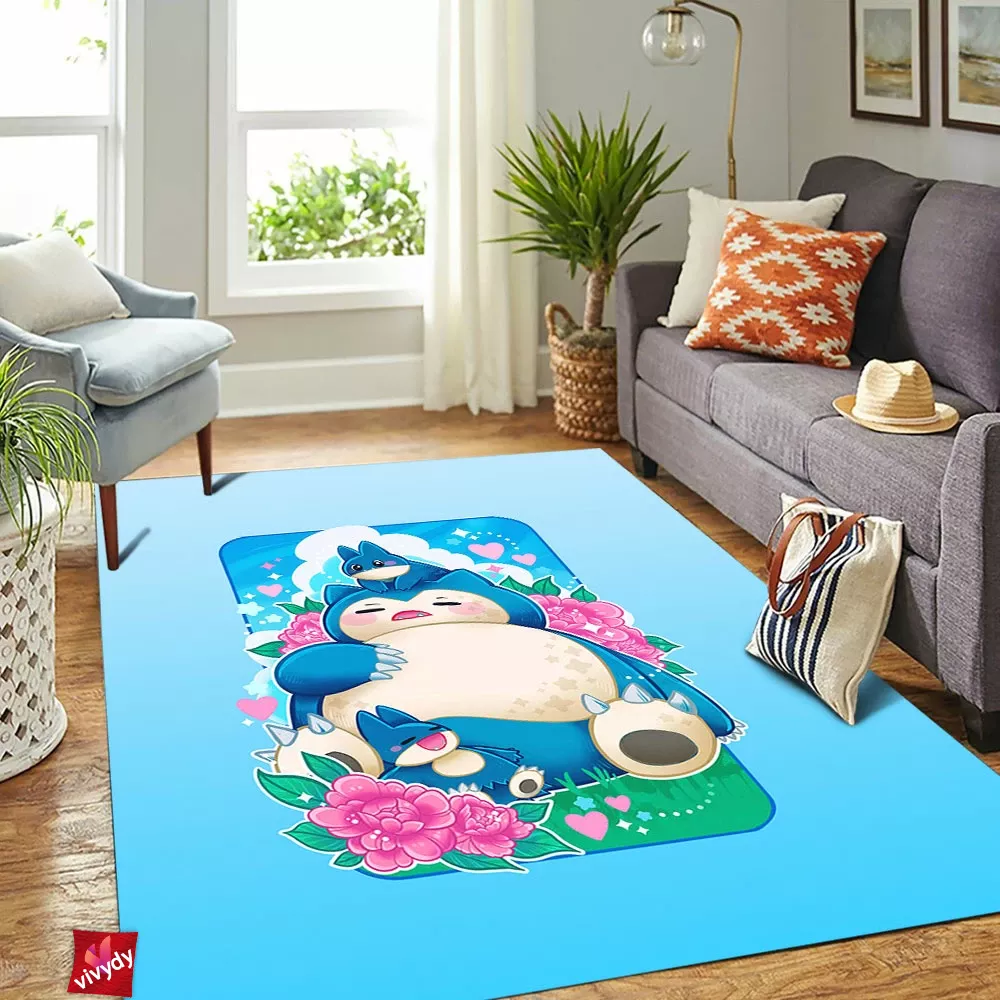 Snorlax Rectangle Rug