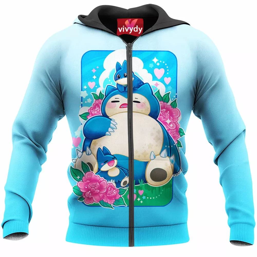 Snorlax Zip Hoodie