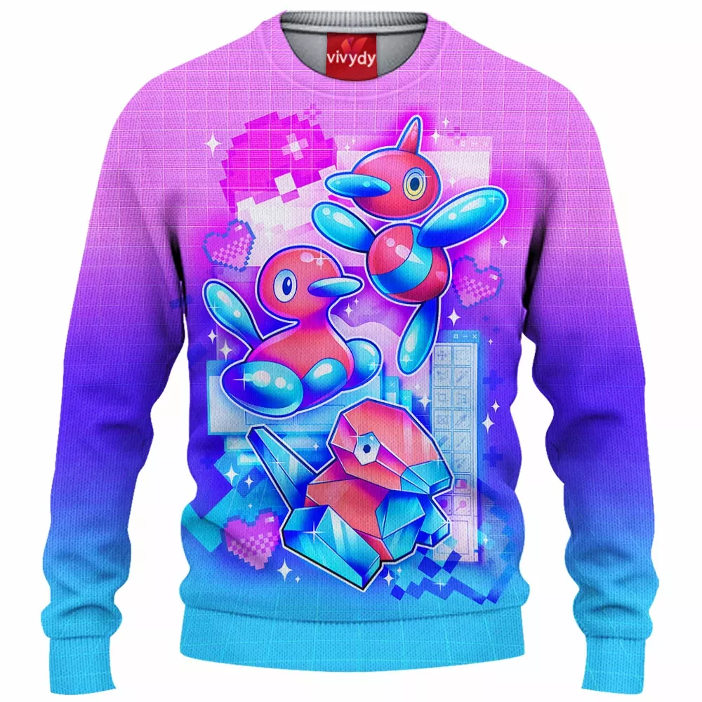 Porygon Knitted Sweater