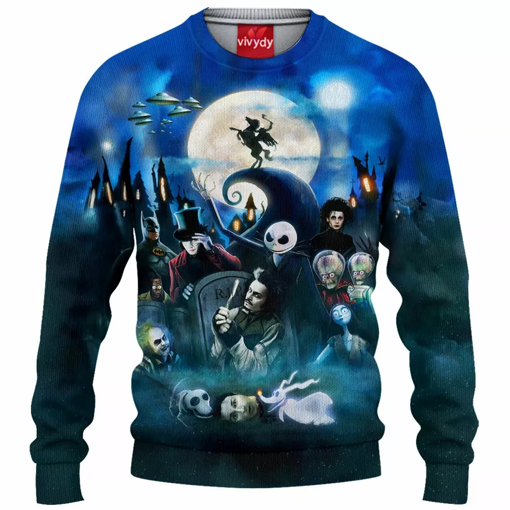 The Nightmare Before Christmas Knitted Sweater