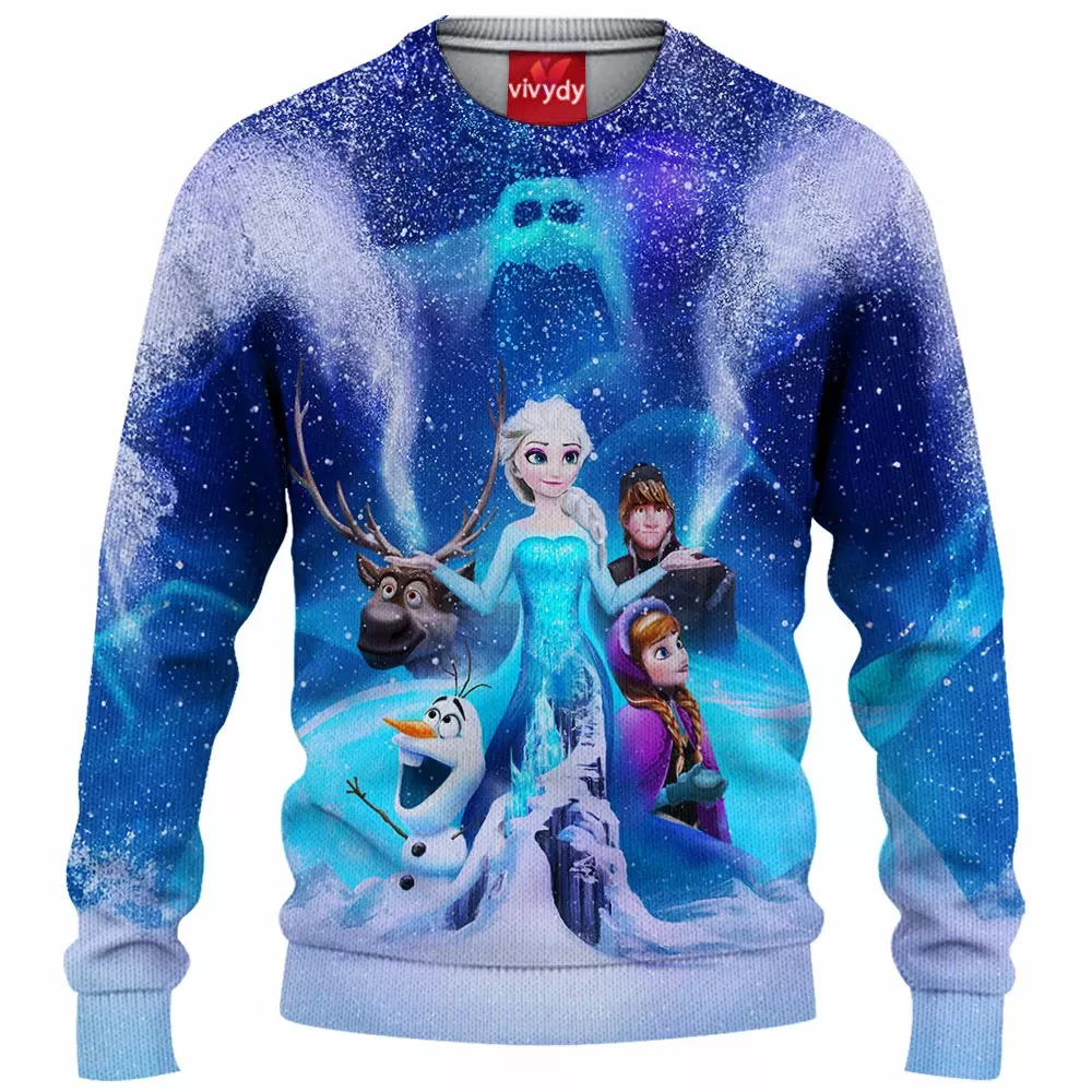 Animated Frozen Knitted Sweater