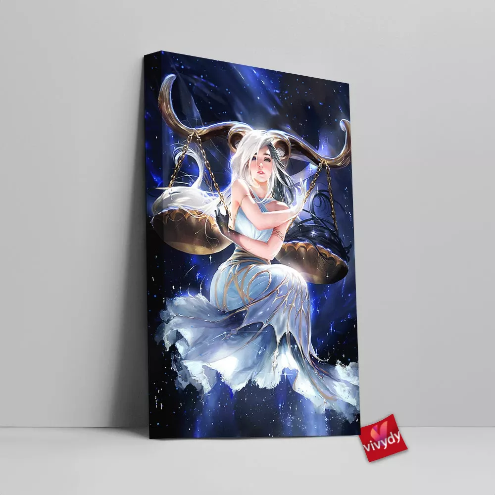 Libra Canvas Wall Art