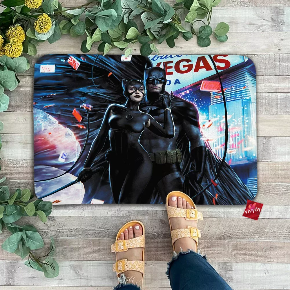 Batman Catwoman Doormat