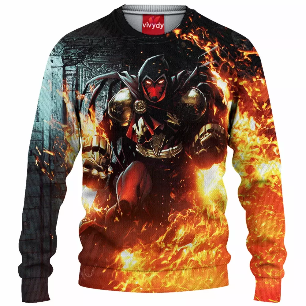 Comic Azrael Knitted Sweater