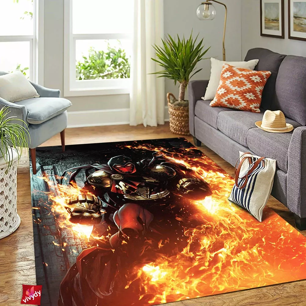 Comic Azrael Rectangle Rug