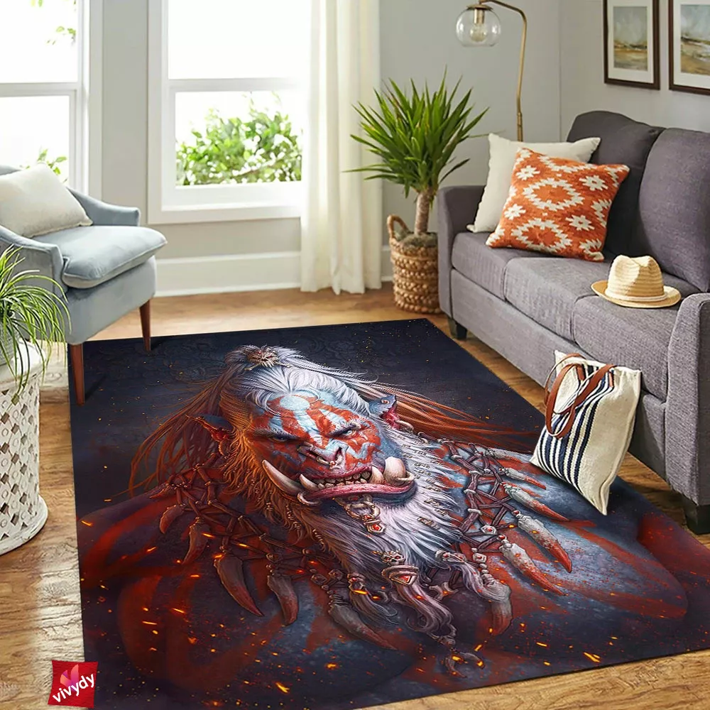 Orc Warcraft Rectangle Rug