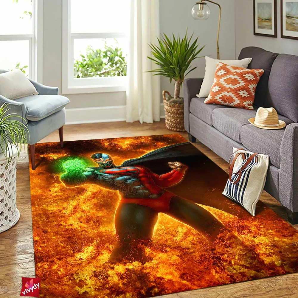 Cyborg Superman Rectangle Rug