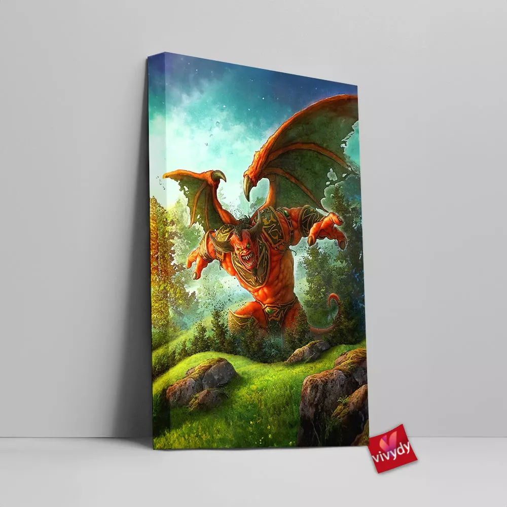 Doomguard Canvas Wall Art