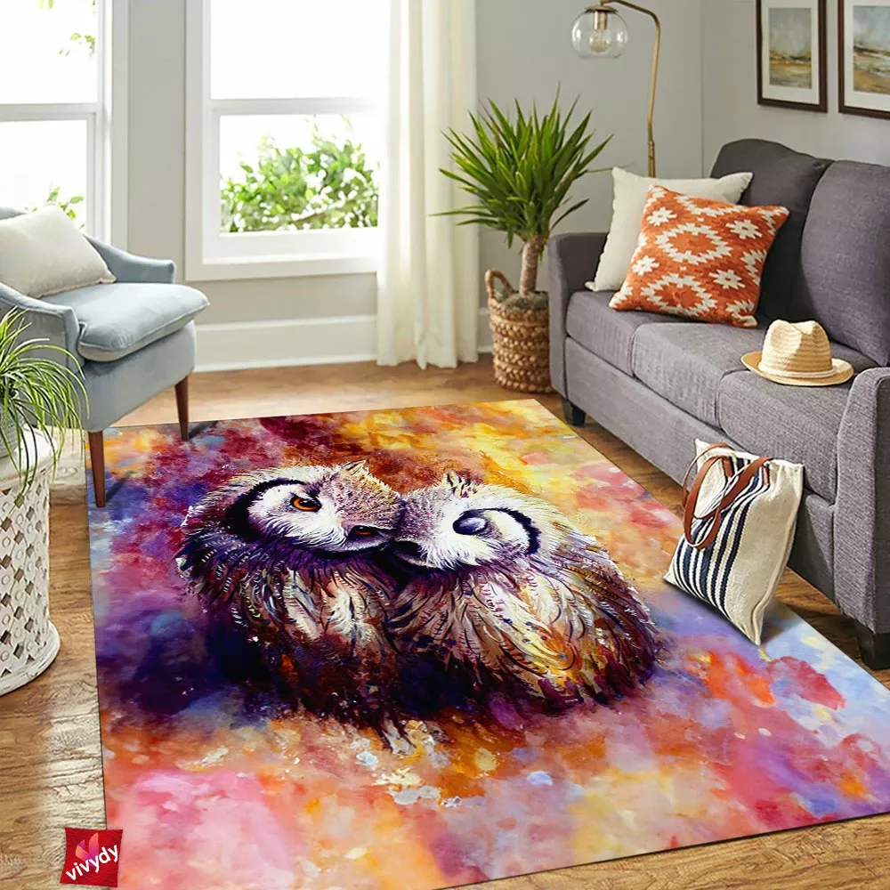 Owls Rectangle Rug