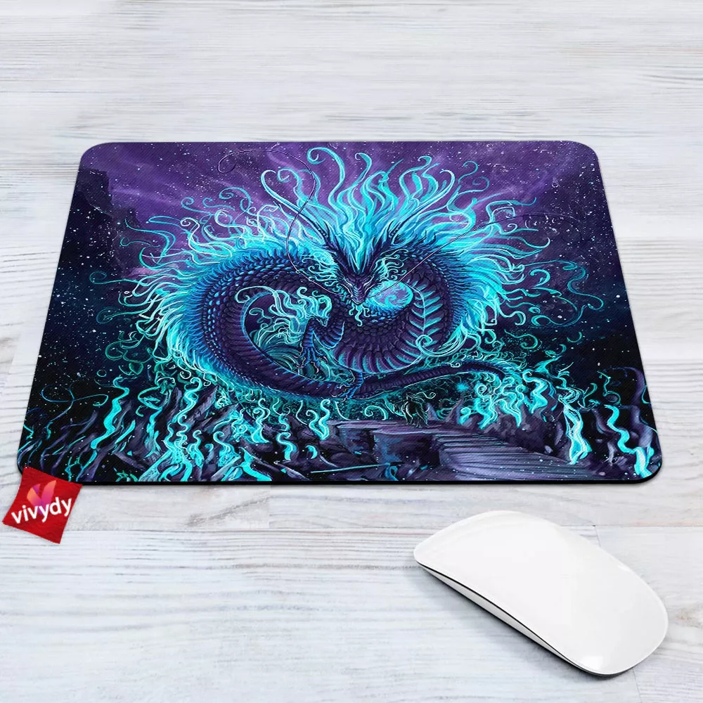 Blue Dragon Mouse Pad