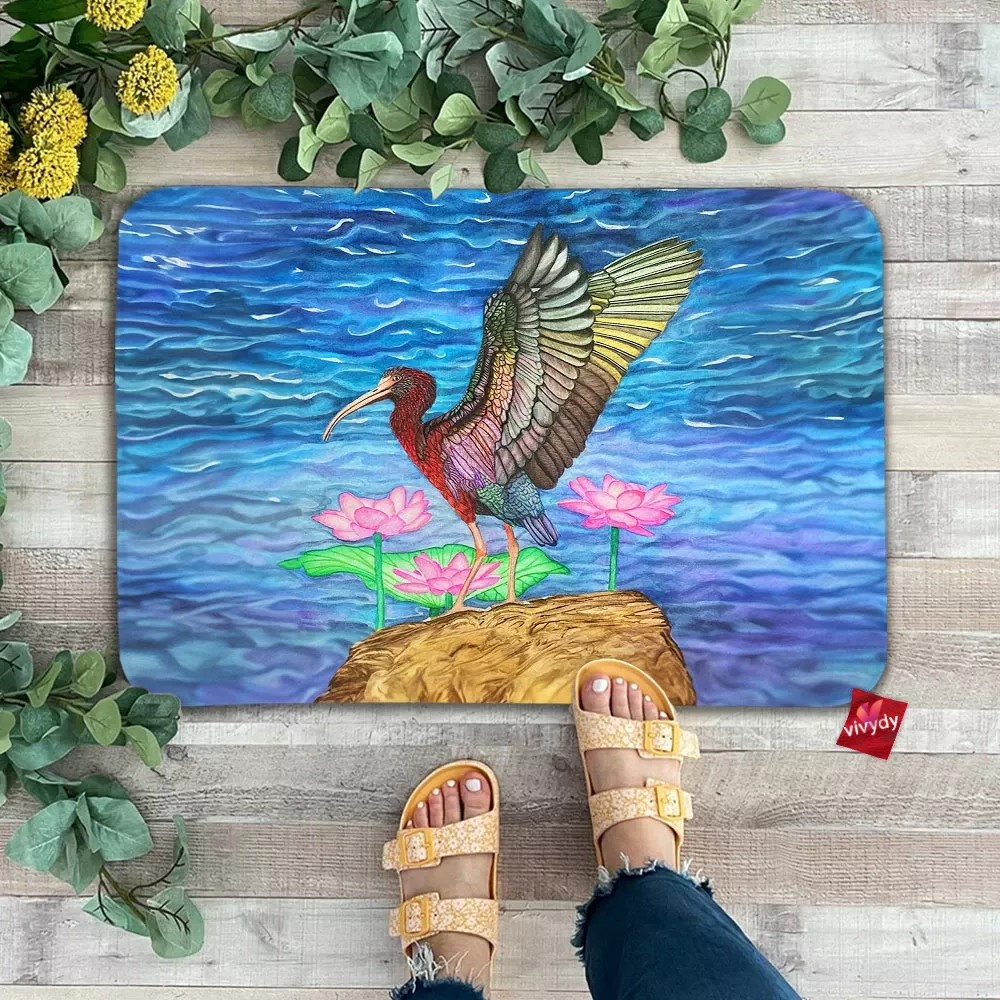 Flower And Bird Doormat