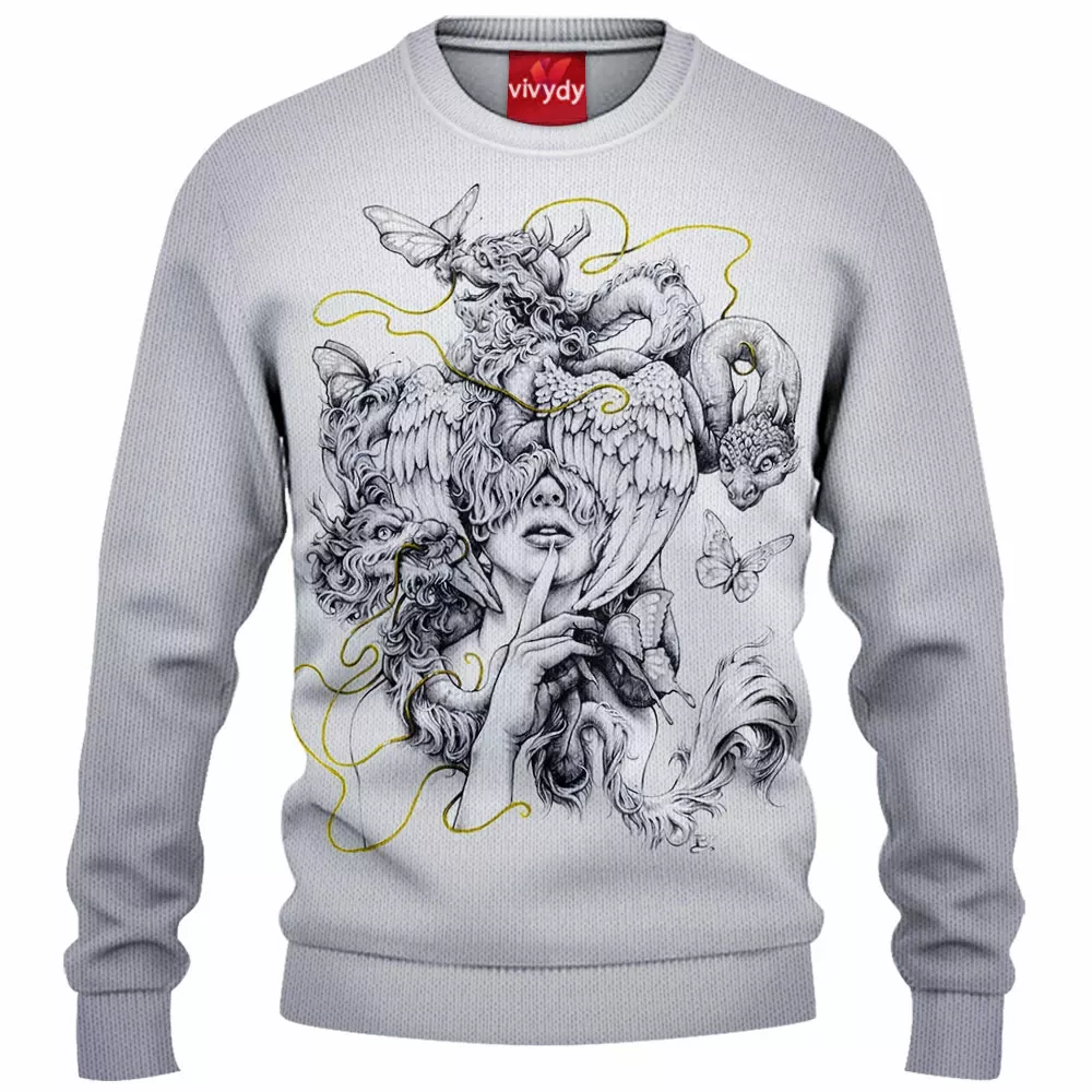 Dragons Knitted Sweater