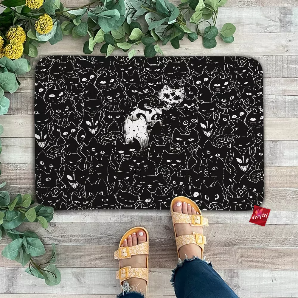 Ink Cats Doormat