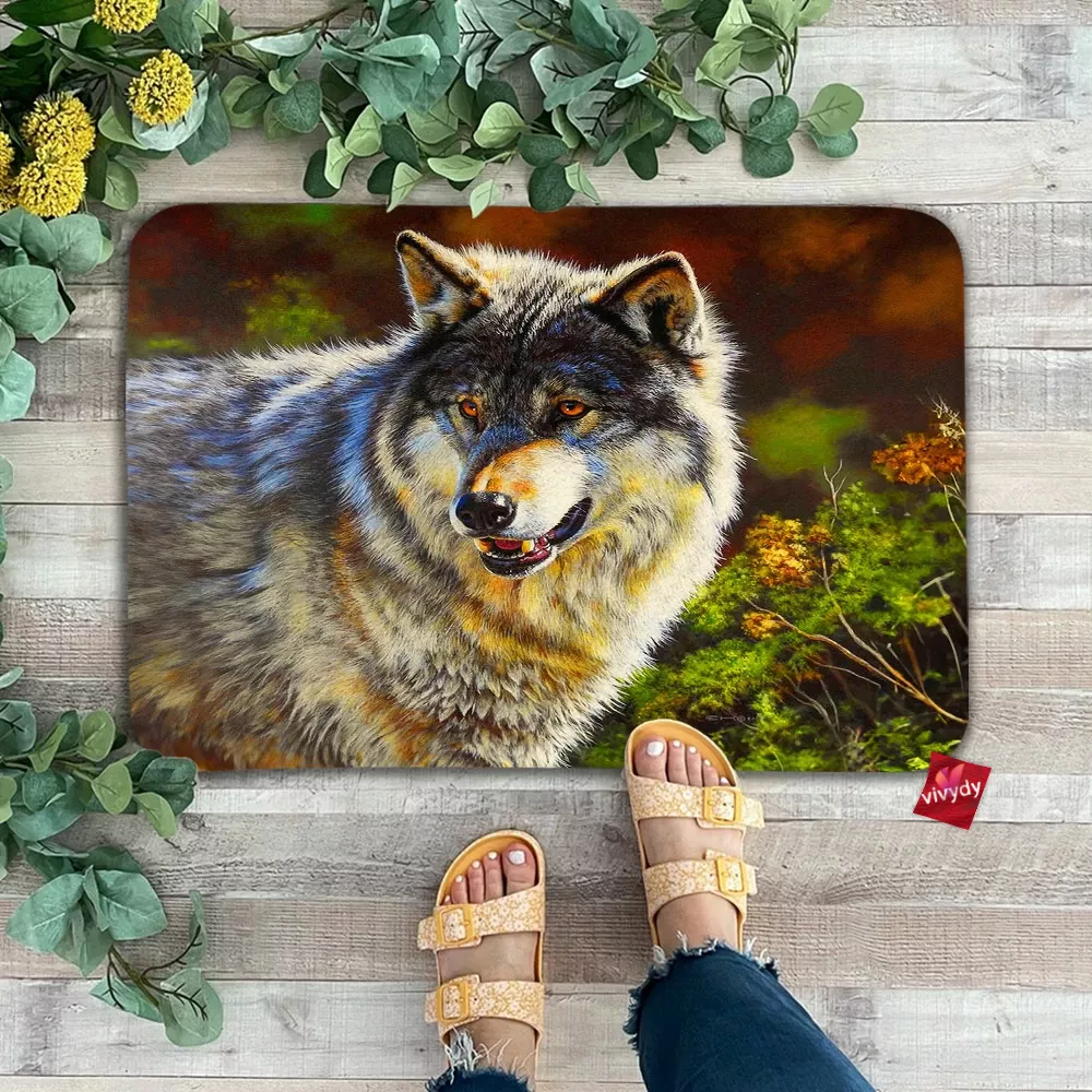 Wolf Doormat