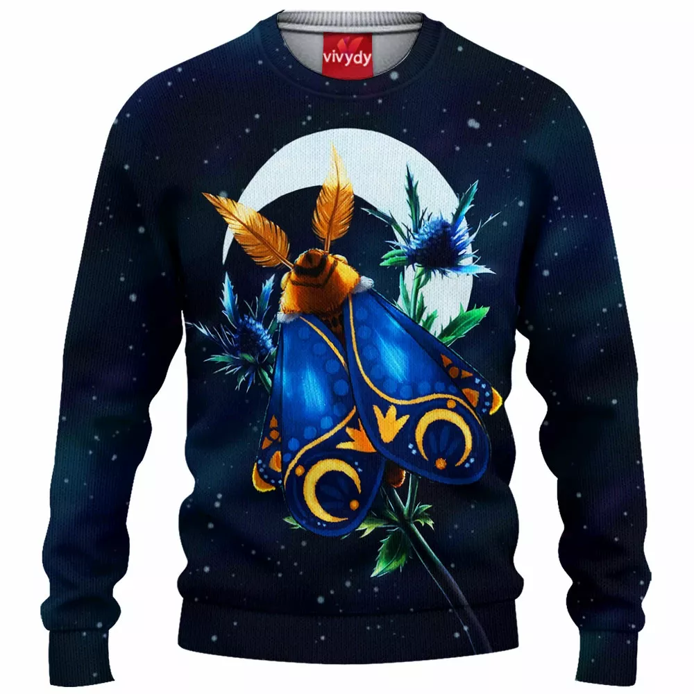 Night Moth Knitted Sweater