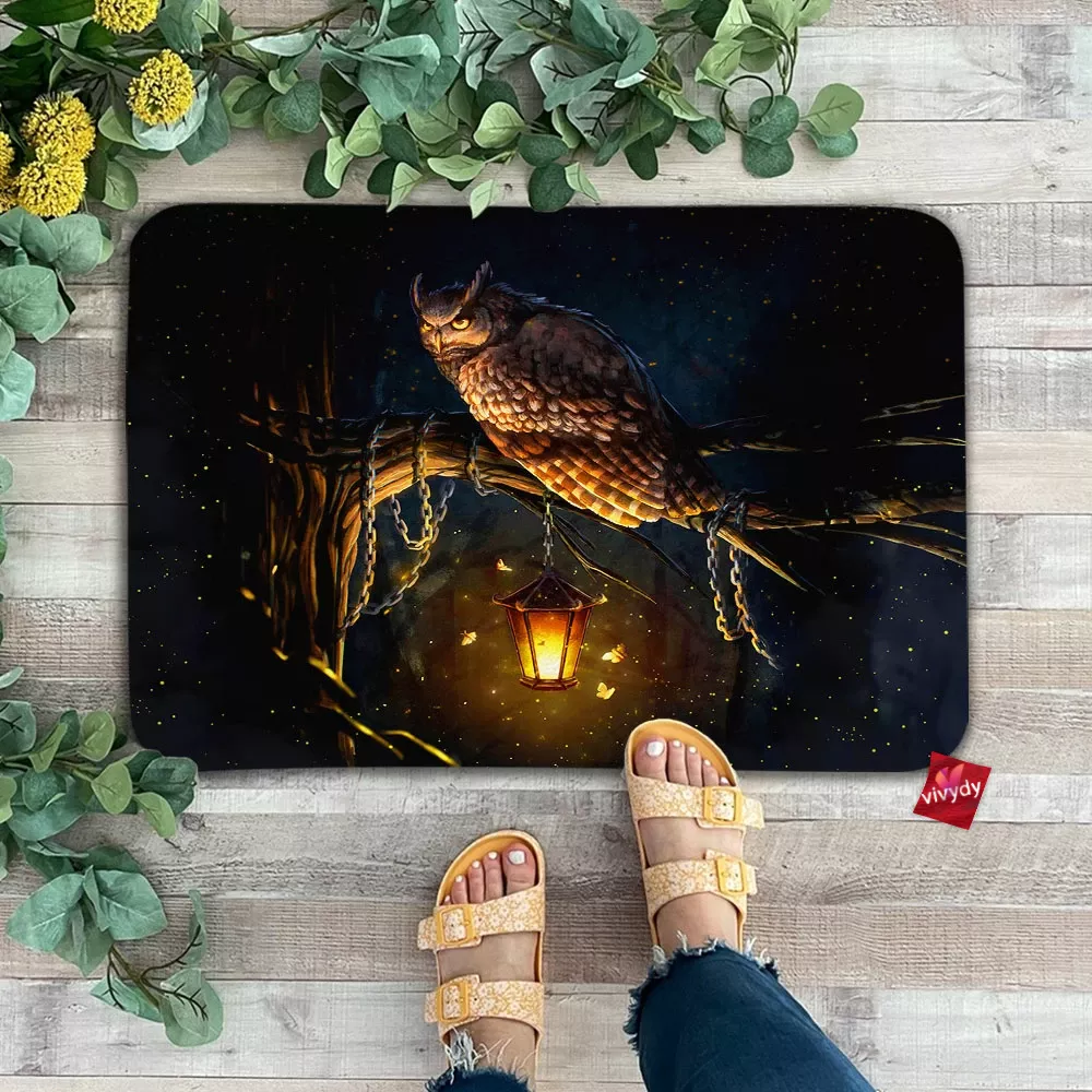 Night Hunter Raven Comic Doormat