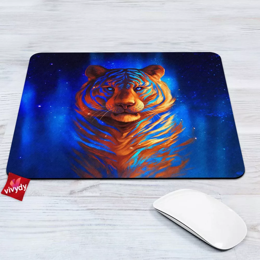 Galaxy Tiger Mouse Pad