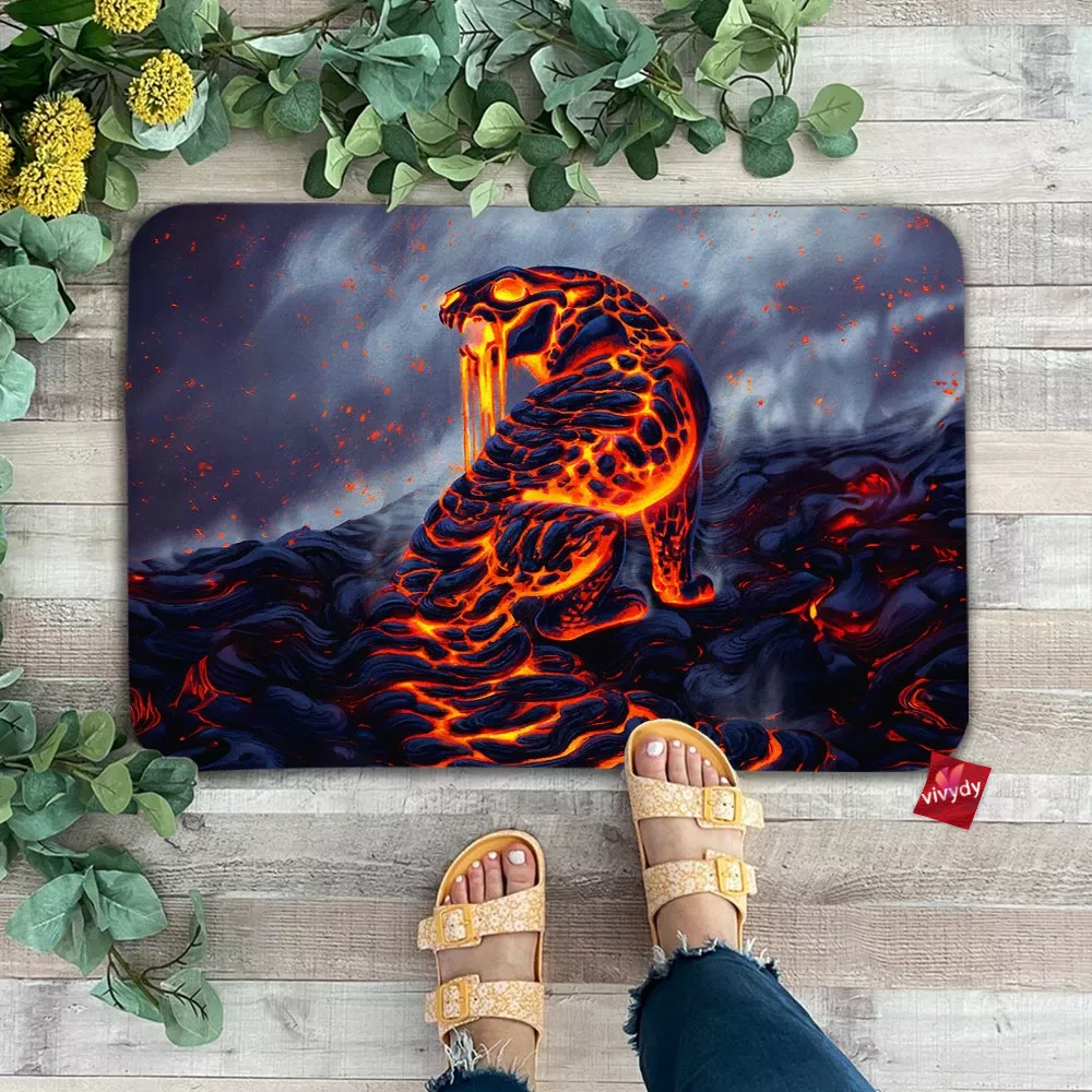 Lava Leopard Doormat