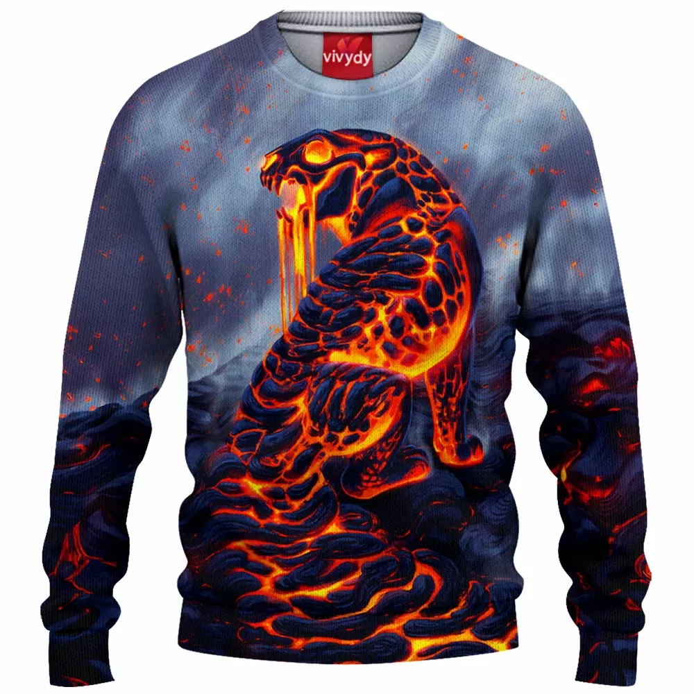 Lava Leopard Knitted Sweater