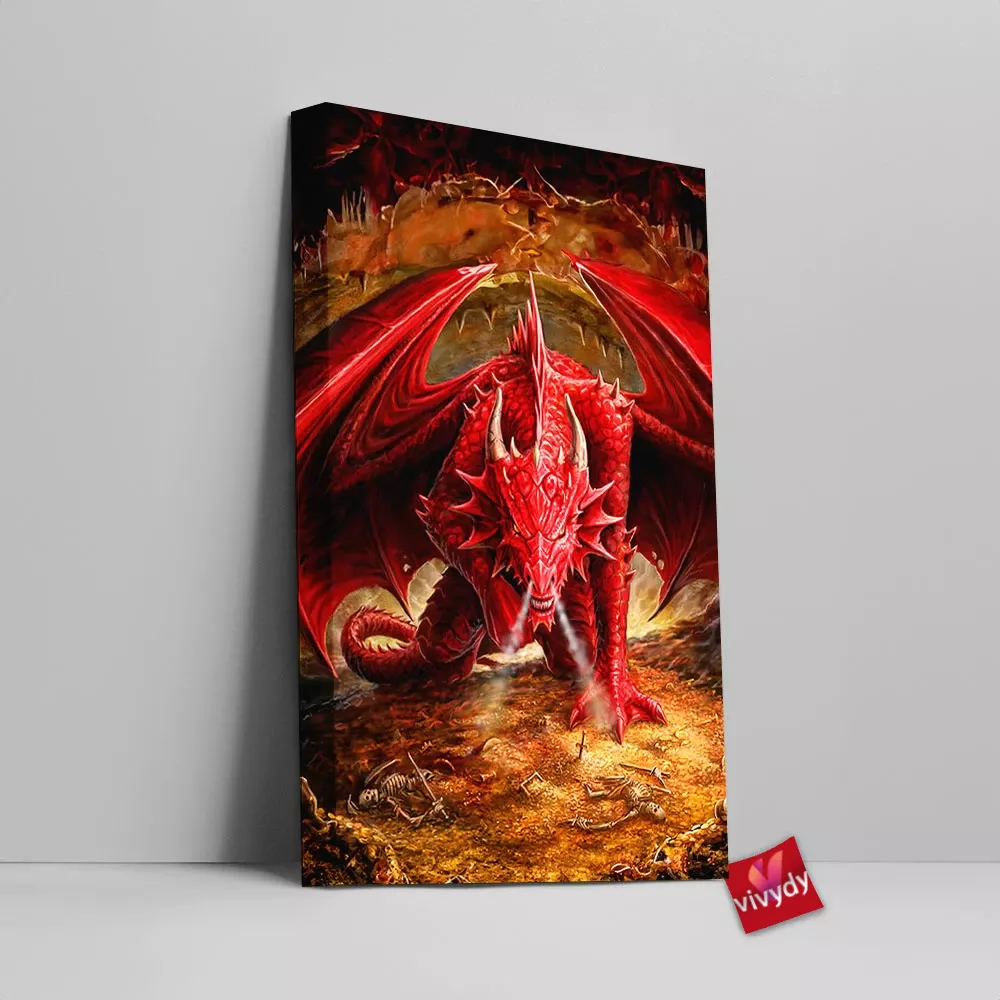 Dragons Lair Canvas Wall Art