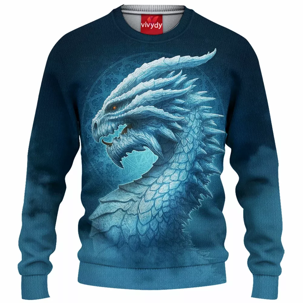 Ice Dragon Knitted Sweater