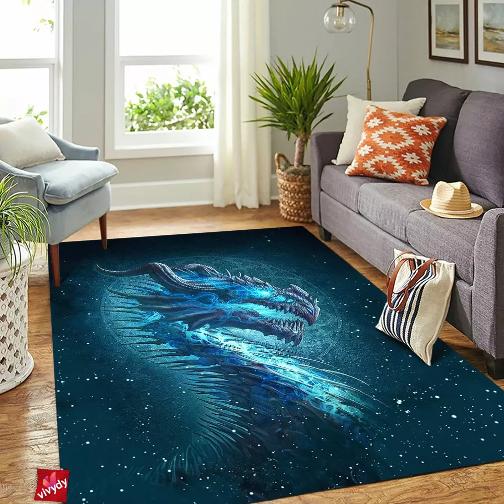 Undead Dragon Rectangle Rug