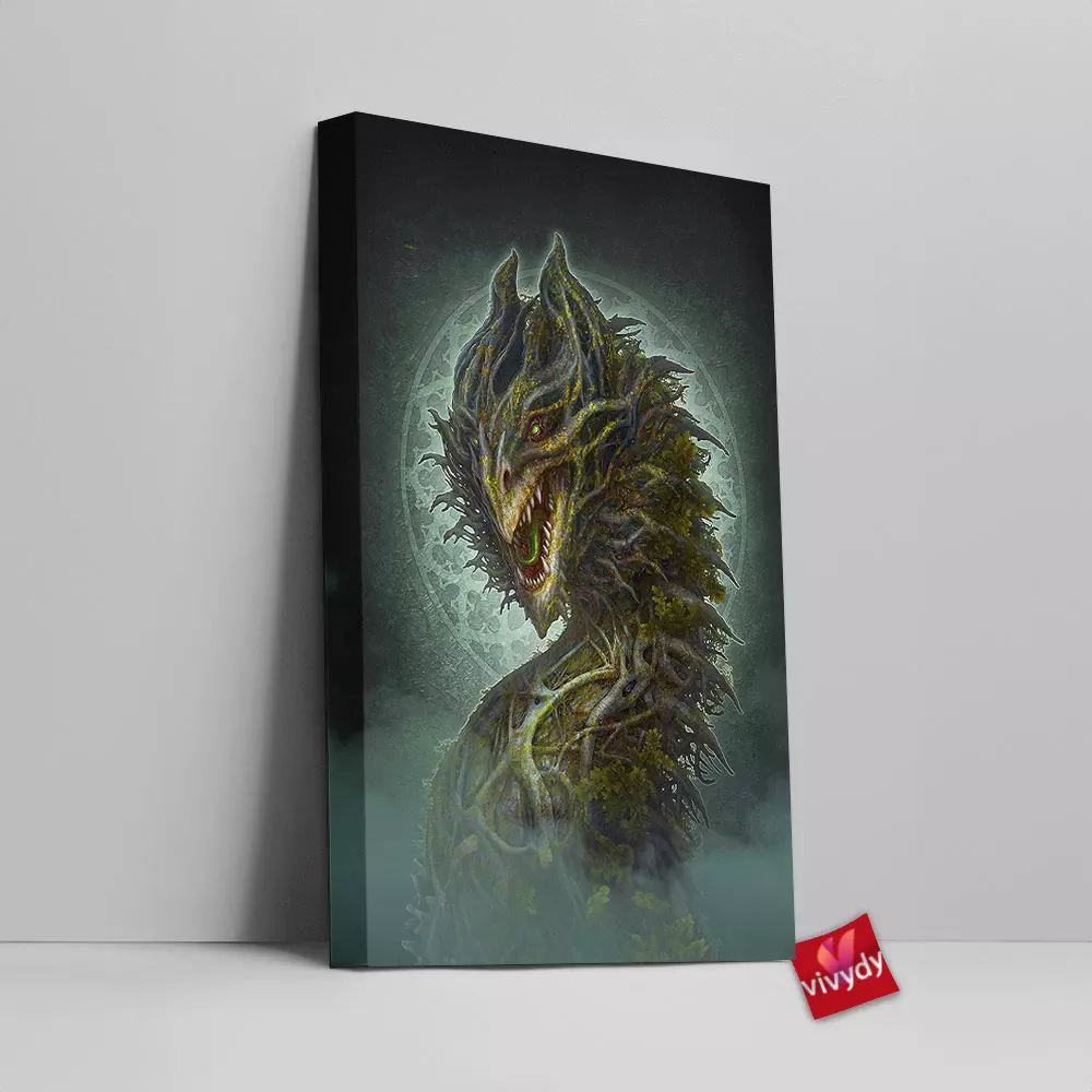 Forest Dragon Canvas Wall Art