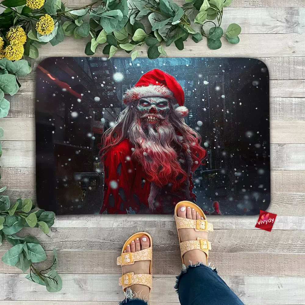 Zombie Claus Doormat