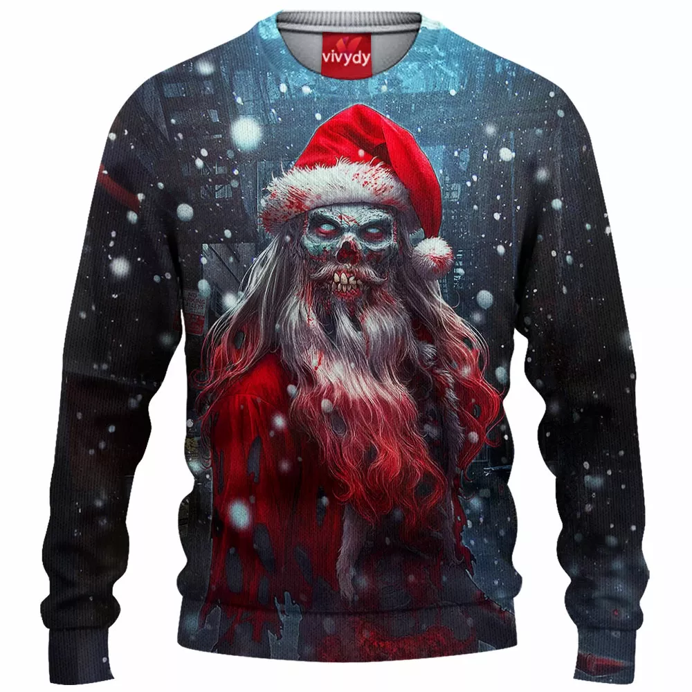 Zombie Claus Knitted Sweater